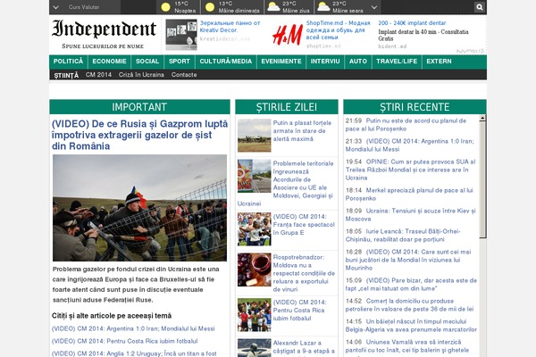 Independent theme websites examples