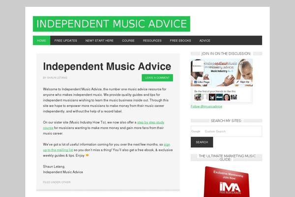 GeneratePress theme site design template sample