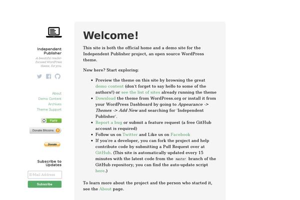 Site using Webmention plugin