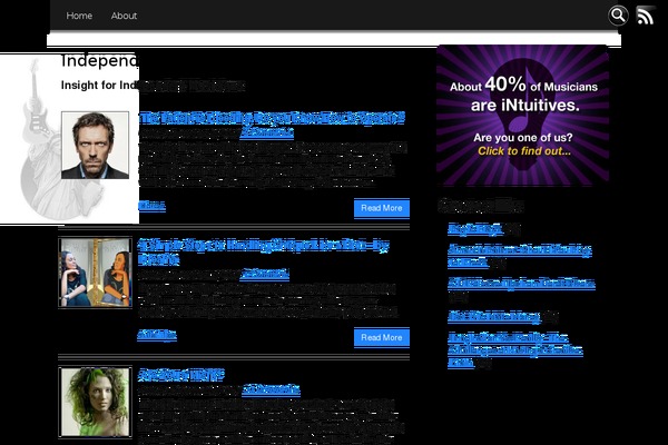 Clarity theme site design template sample