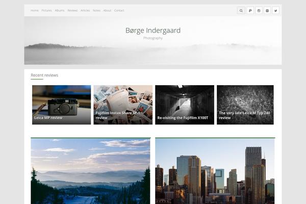 Kalium theme site design template sample