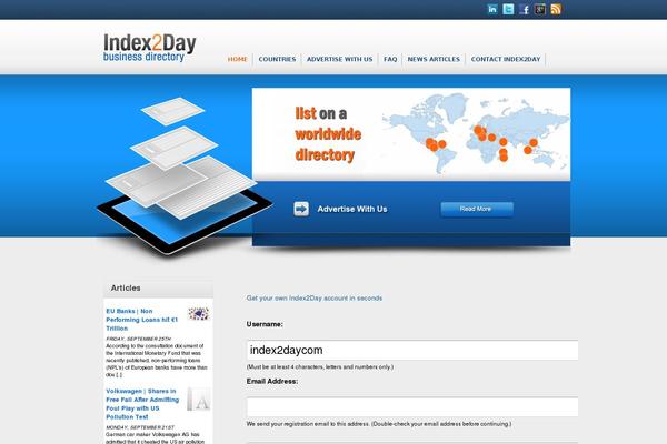 index2day.com site used Directorypress