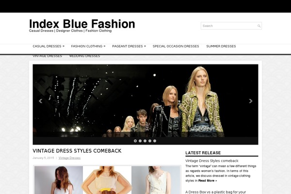 Efashion theme site design template sample