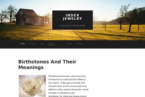 Hemingway theme site design template sample