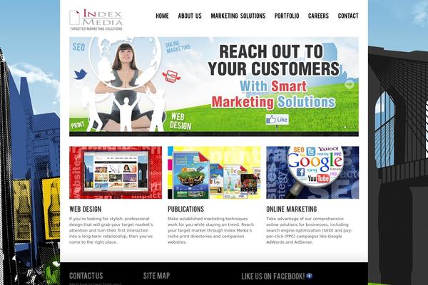 Carta theme site design template sample