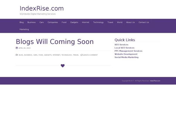 Unite theme site design template sample