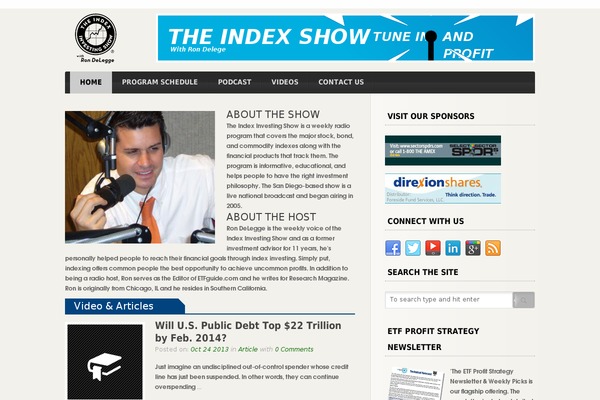 Radio Station theme site design template sample