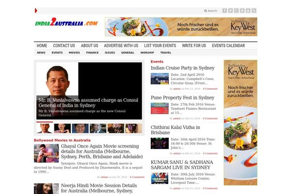 Advanced Newspaper theme site design template sample