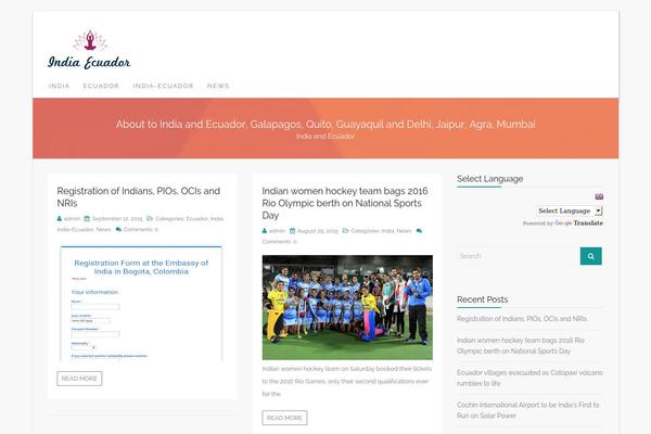 BlogCentral theme site design template sample