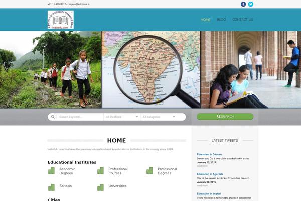 Directory theme site design template sample