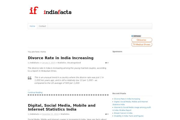 Site using TablePress plugin
