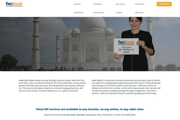 Fasttrack theme site design template sample