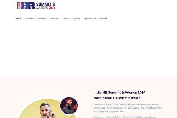 indiahrsummit.com site used Ovent