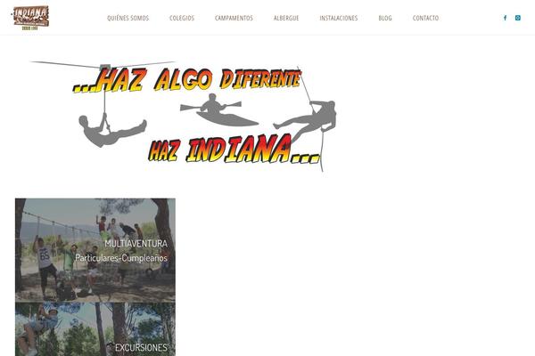 Fluida theme site design template sample