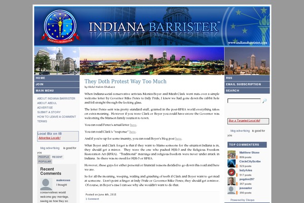 indianabarrister.com site used Ib