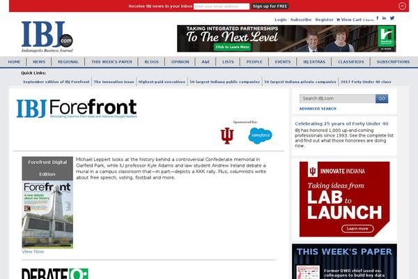 Forefront theme site design template sample