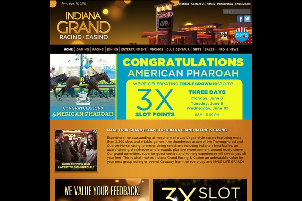 indianagrandcasino.com site used Indianagrand