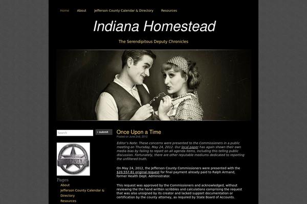 Silent Film theme site design template sample