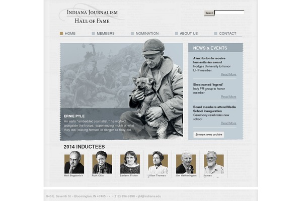 Hof theme site design template sample