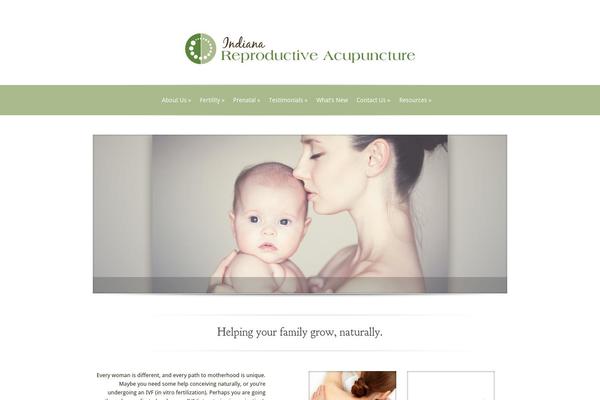 Evolution theme site design template sample
