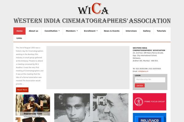 indiancinematographers.com site used Wiretree
