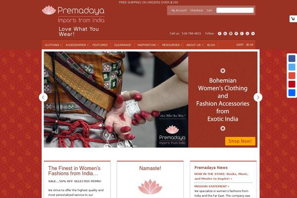 Titania theme site design template sample