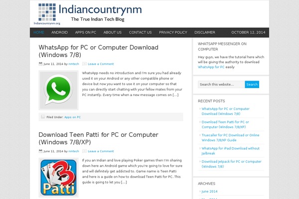 Site using ACF Recent Posts Widget plugin