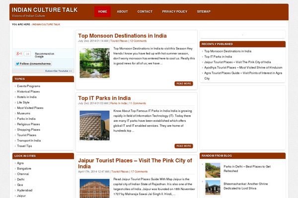 indianculturetalk.com site used Stimer