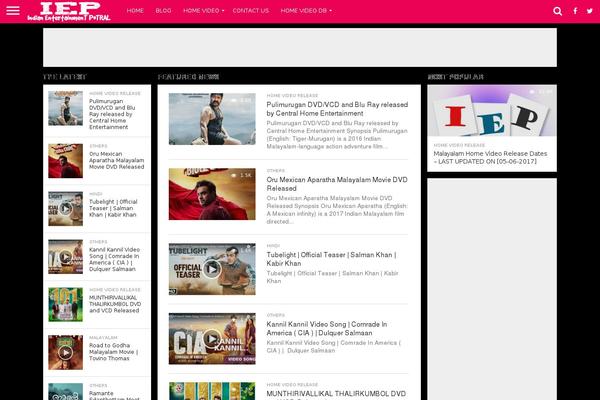 indianentertainmentportal.com site used DooPlay