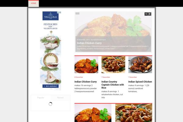Hotnews theme site design template sample