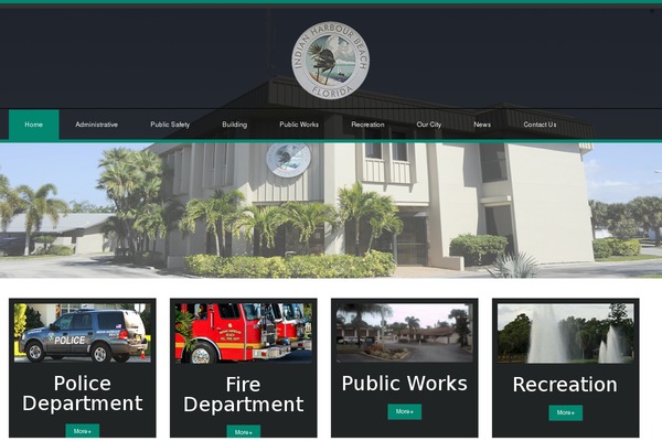 City-government theme site design template sample