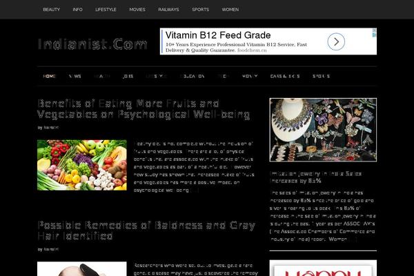 Magazine Pro theme site design template sample