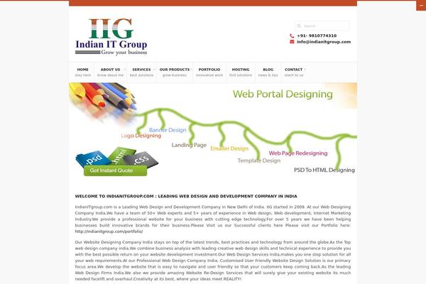 Metrocorp theme site design template sample