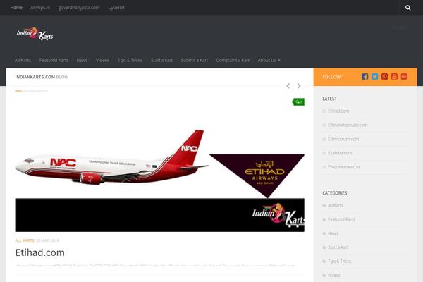 Jono theme site design template sample