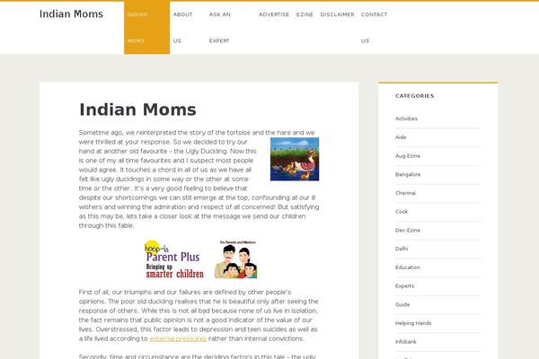 Ignite theme site design template sample
