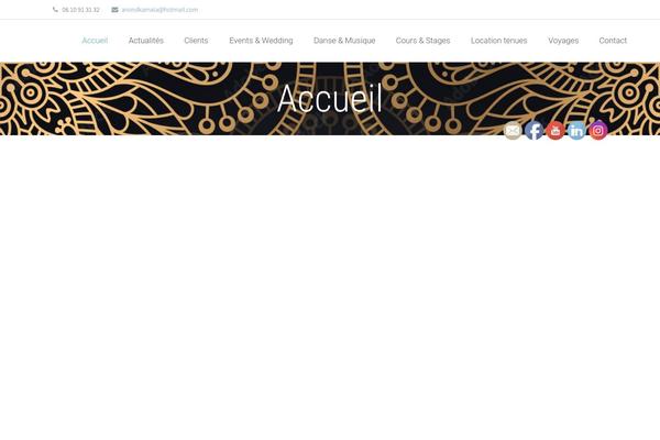 Scalia theme site design template sample