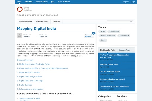 Site using Bsuite plugin
