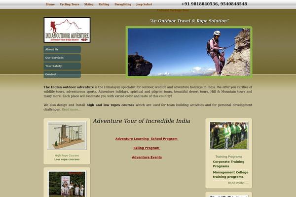 Tnt theme site design template sample