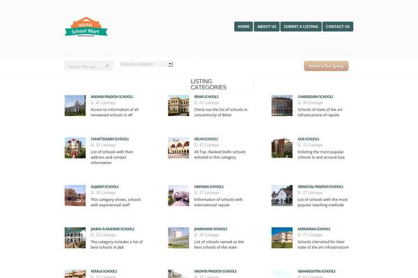 eList theme site design template sample