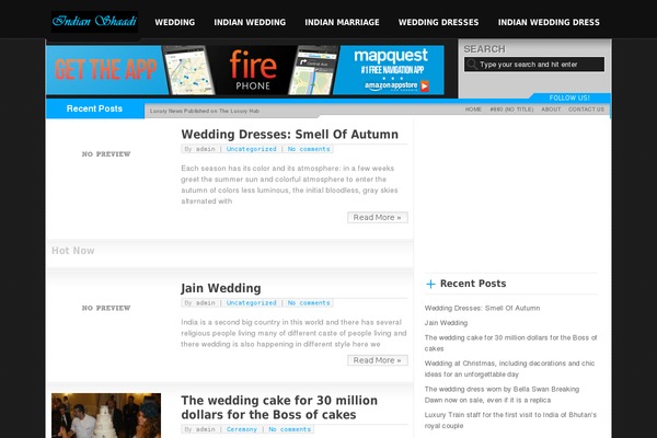 Fortune theme site design template sample