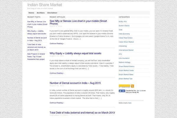 Clean theme site design template sample