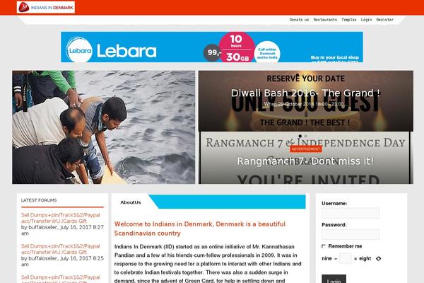 Site using Events Manager plugin