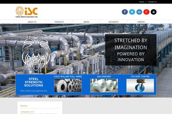 Site using Image slider with description plugin