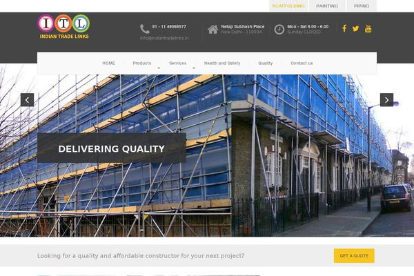 BuildPress theme site design template sample