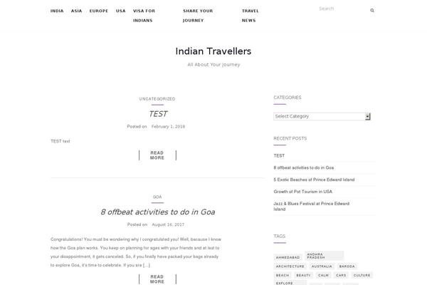 Activello theme site design template sample