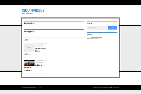 Hotnews theme site design template sample