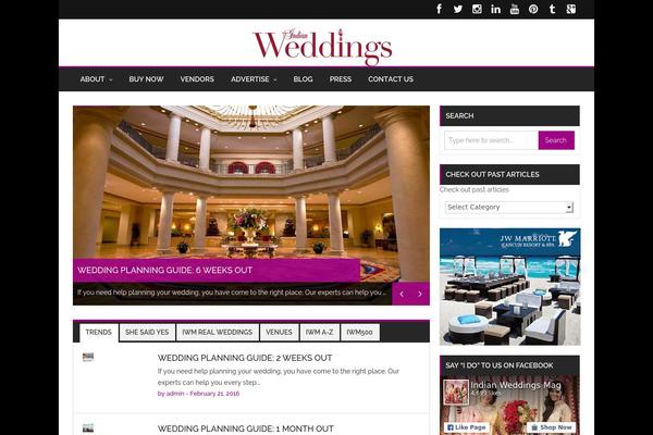 Bzine theme site design template sample