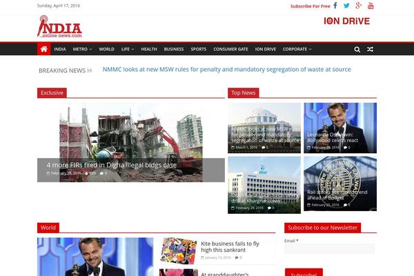 Site using Bknewsticker plugin