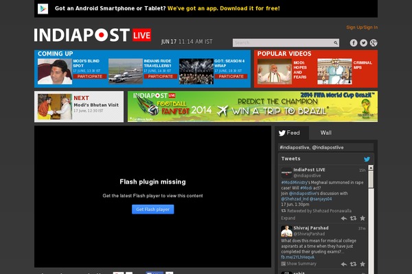 indiapostlive.com site used Foxiz