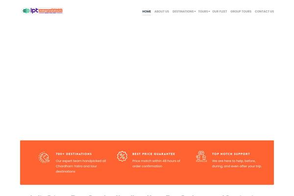 TravelTour theme site design template sample
